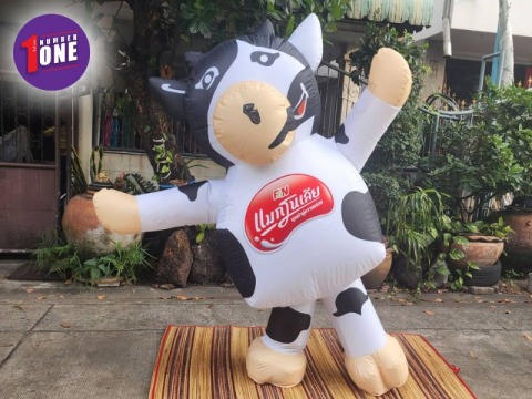 รับผลิตชุดมาสคอตเป่าลมคนสวม